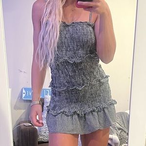 Bershka Gingham Mini dress